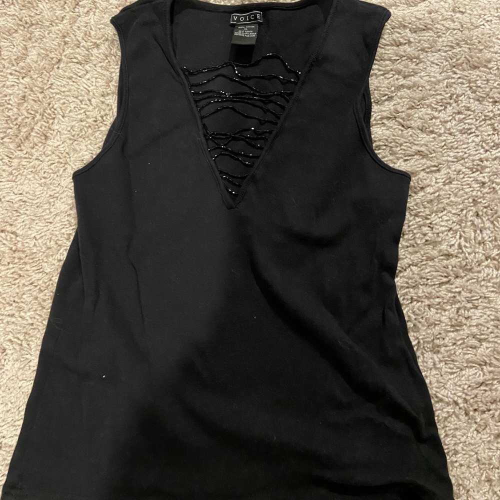 Black Tank Top - Picture 2 of 2